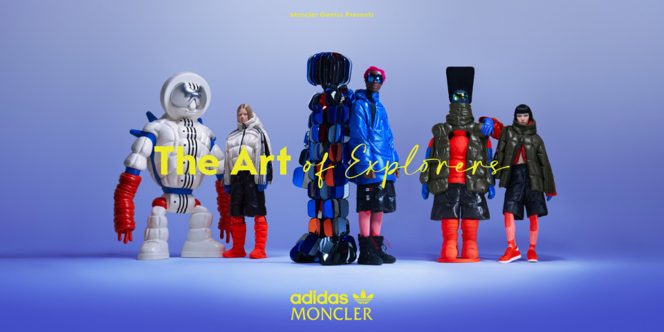 国内正規品MONCLER×ADIDASモンクレールアディダスダウンパーカー