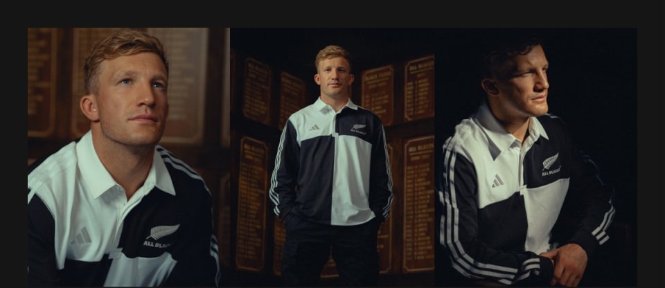 adidas All Blacks Rugby Home Performance Jersey - Black