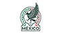 The image depicts the logo of Mexico, featuring a stylized eagle with its wings spread, set against a green, white, and red background.