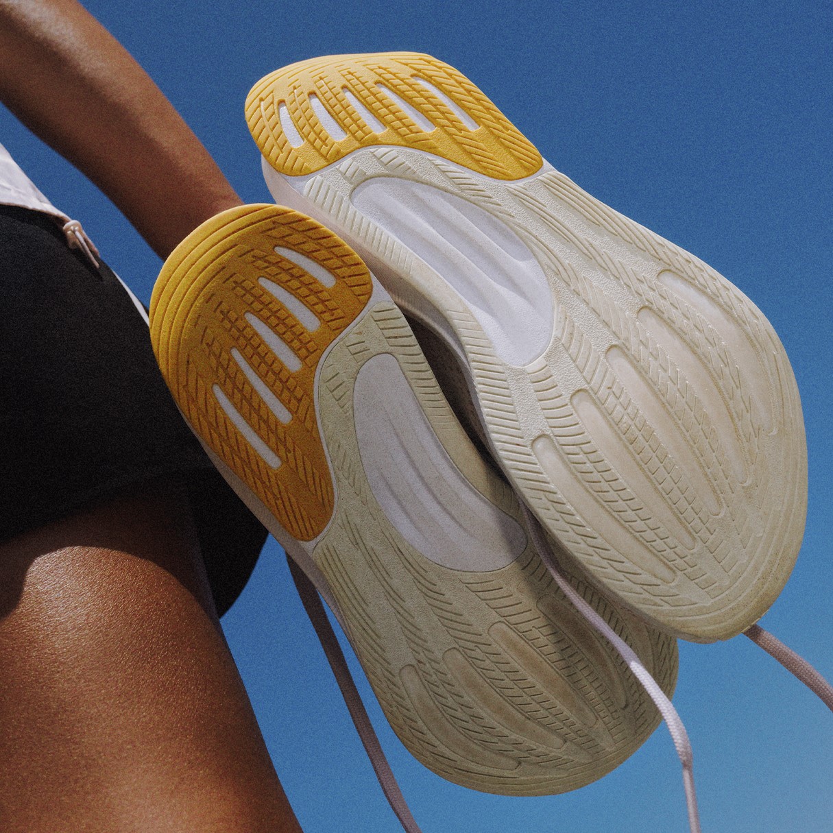 Close-up image of a woman carrying her Supernovas.