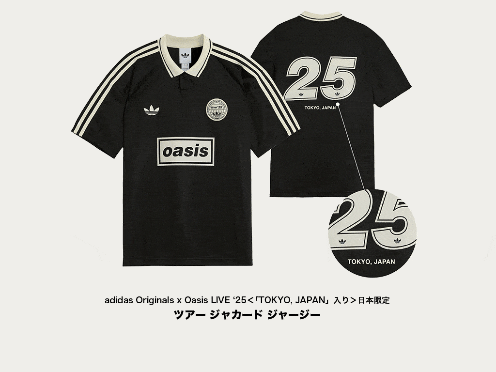 adidas x Oasis 再結成 公式サッカーシャツ UK Lサイズ UK限定】Oasis x adidas サッカーシャツ Lサイズ