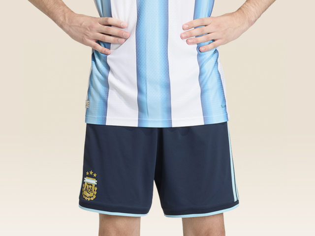 Pantaloni Corti Da Uomo In Poliestere Riciclato Blu Da Calcio KAPPA - Foto 6