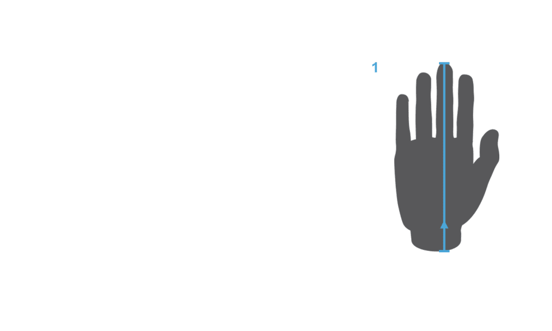 Adidas glove size chart sales
