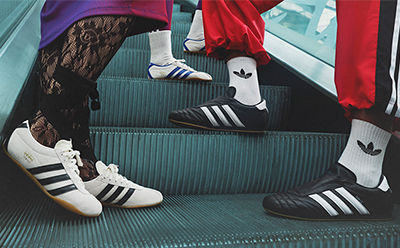 adidas テコンドー グレー サイズ24 ほぼ未使用 箱無タグなし