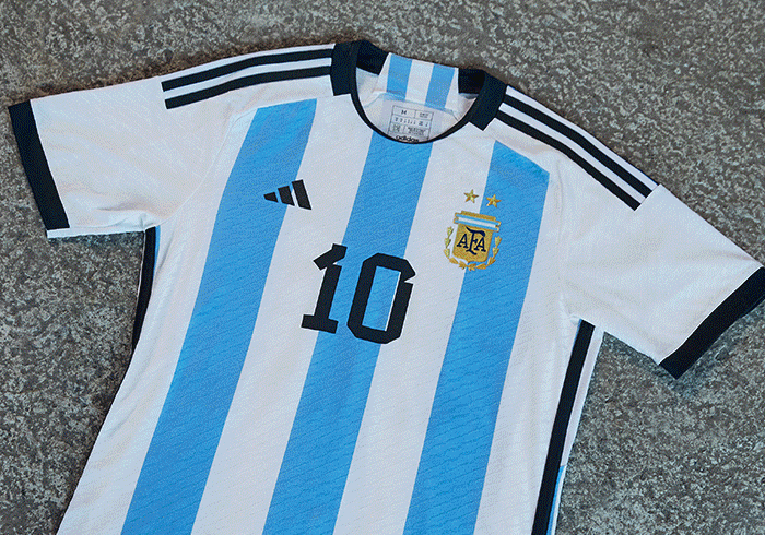 adidas Argentina 22 Messi Home Jersey White/Light Blue - FW22