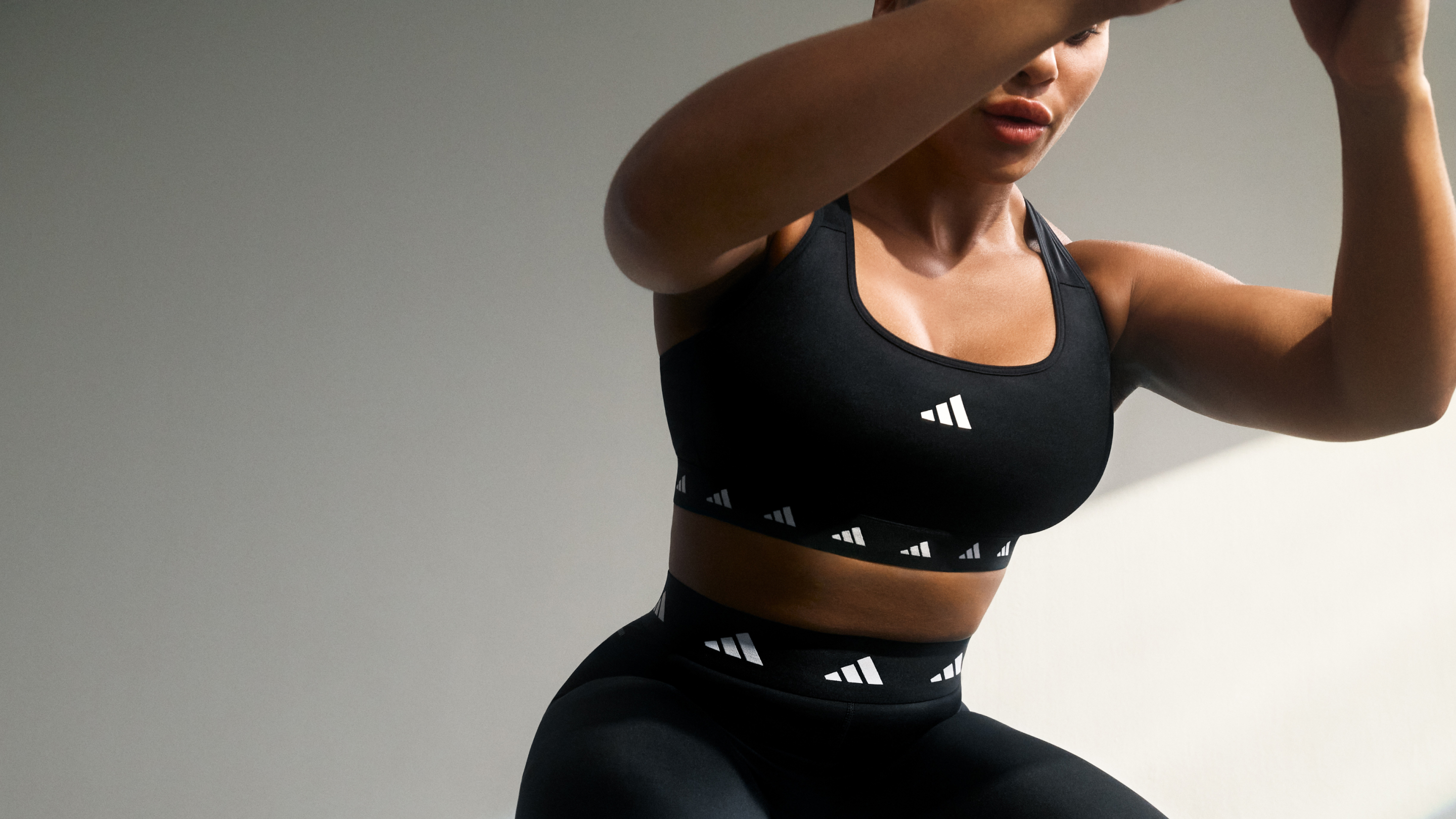 adidas Training Tech Fit high waisted leggings in black