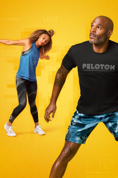 Collaged visual of a male in two different workout positions.