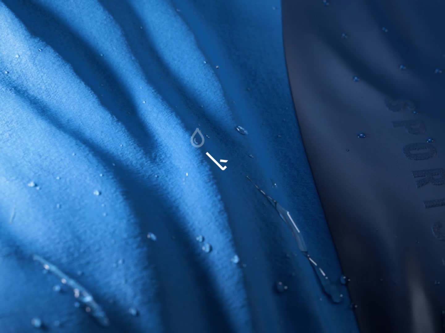 Vibrant blue swirls and waves create a dynamic and captivating abstract composition, with a sense of movement and depth.