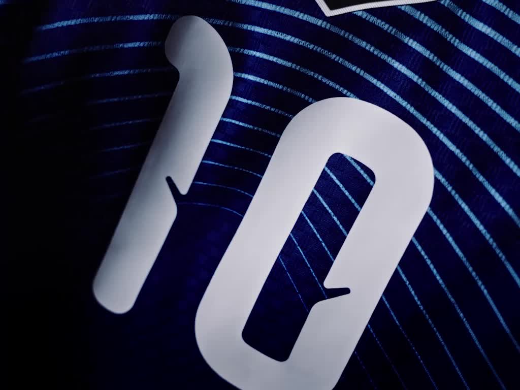 日本FIFA ワールドカップ 26™ ホームユニフォームから着想を得たビジュアル