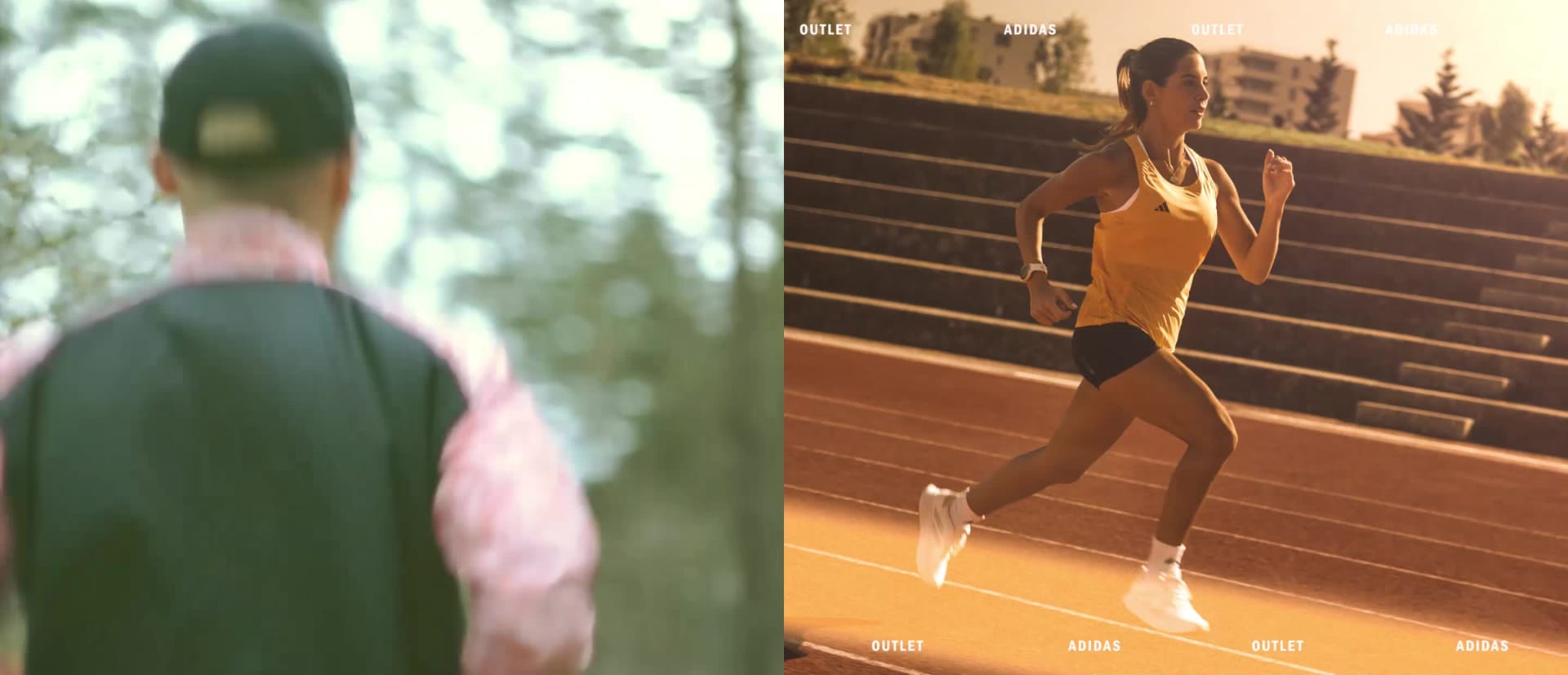 Una figura sombreada y alargada está de pie en un entorno nebuloso y acuático, con un fondo borroso y etéreo.