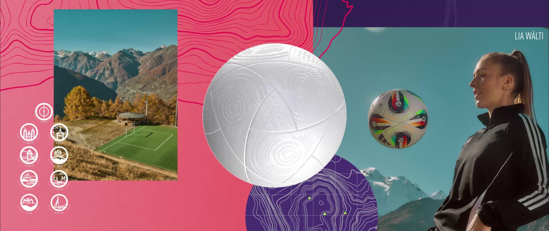 Lia Walti and the Women's EURO25tm Pro Ball