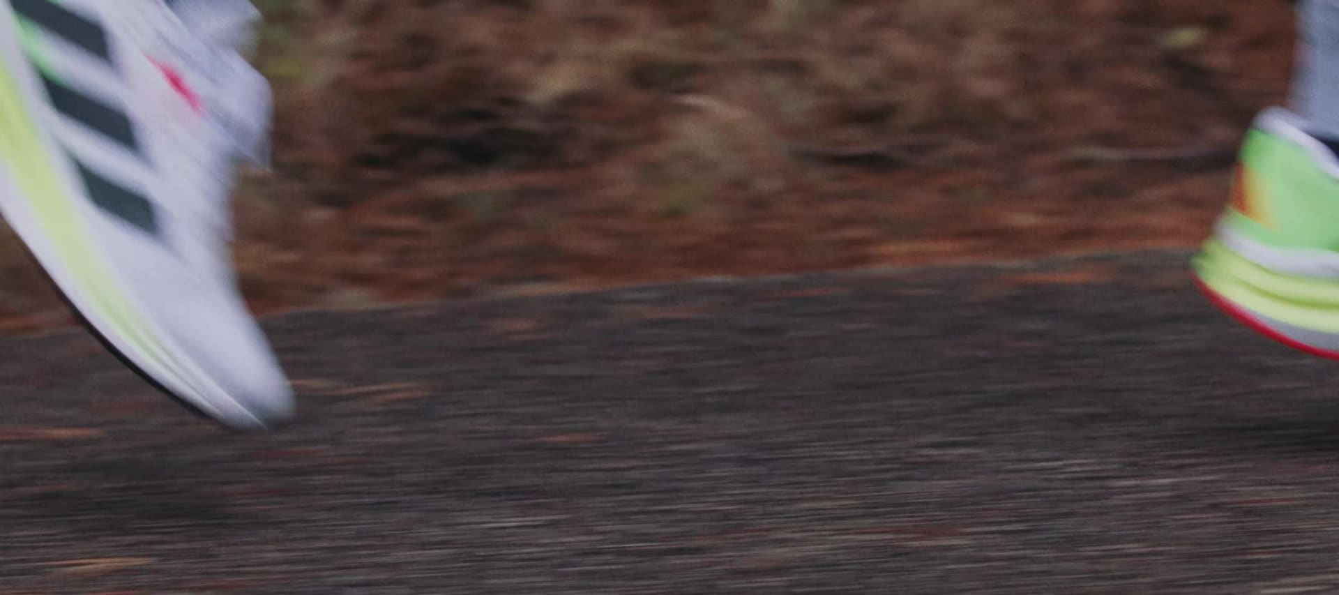 Close up of runners in adistar shoes