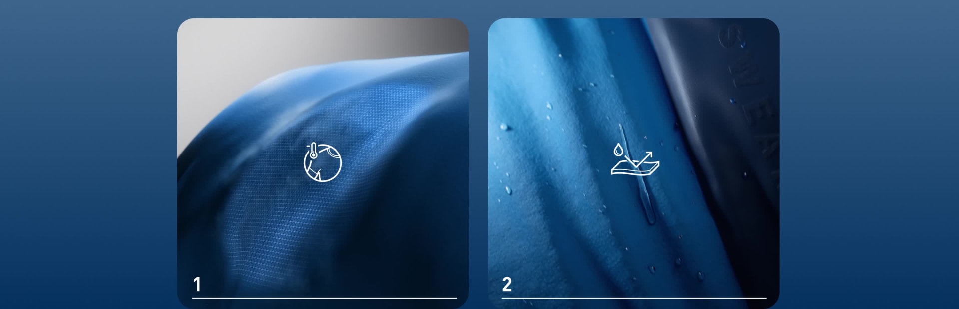 The image depicts a dark blue background with a blurred, circular shape in the centre, creating a sense of depth and mystery.