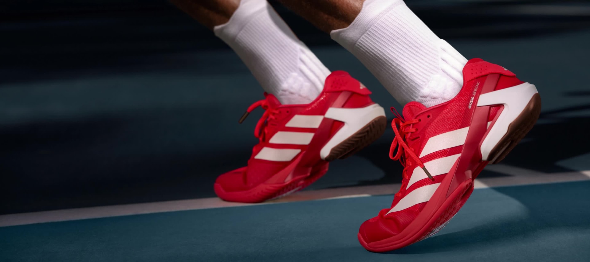 Gif featuring men and women showcasing the new Ubersonic 5 shoes.