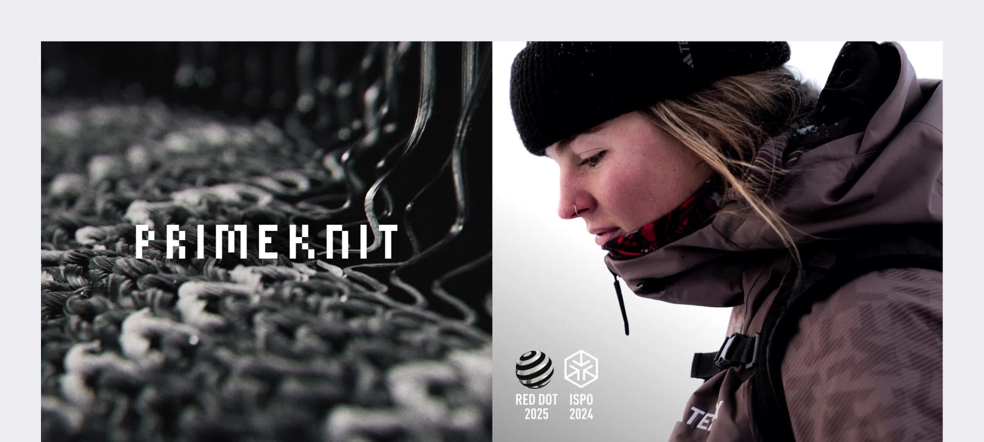 Na zdjęciu widać kobietę na pierwszym planie, zwiniętą w zimowy płaszcz i szalik, z dużym tłumem ludzi w tle.