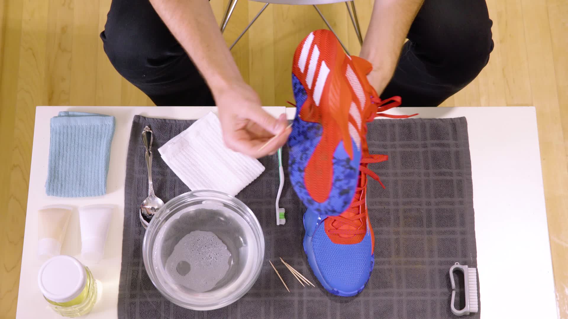 how to keep white basketball shoes clean